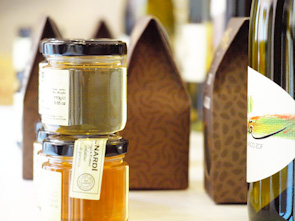 gelatine di vino e scorze d'arancia